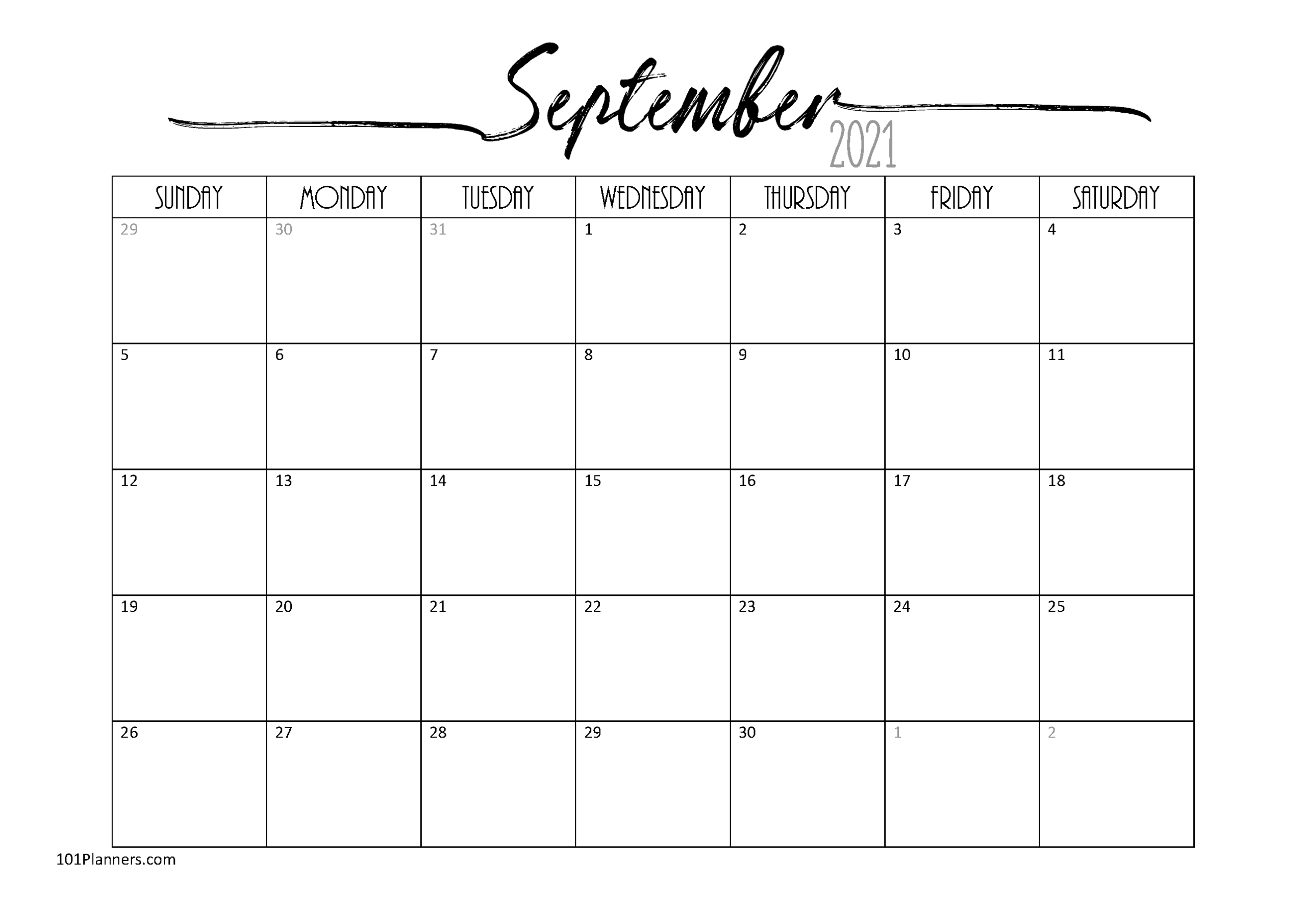 Free Editable 2021 Calendars In Word  Printable Calendar