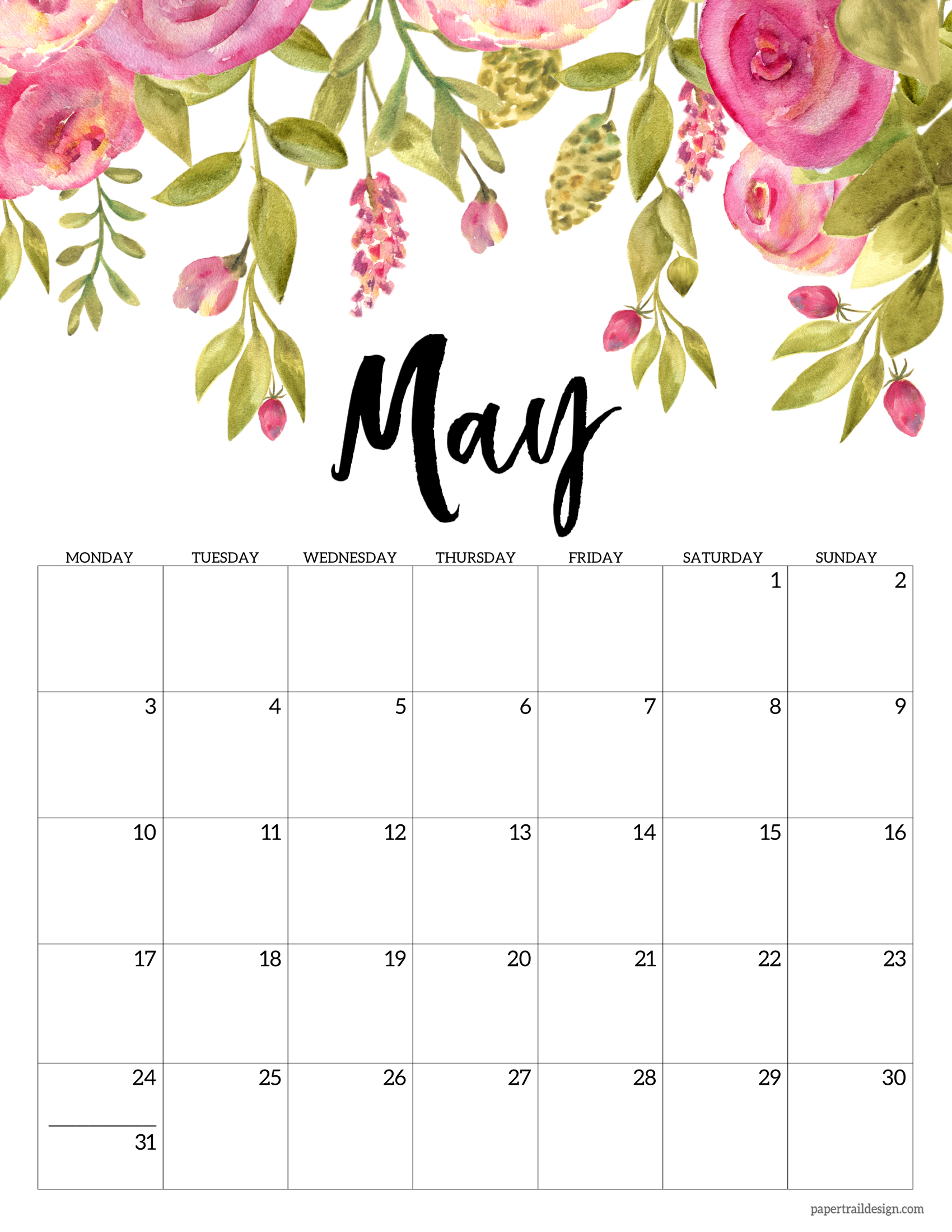 Free Printable Calendars Com 2021