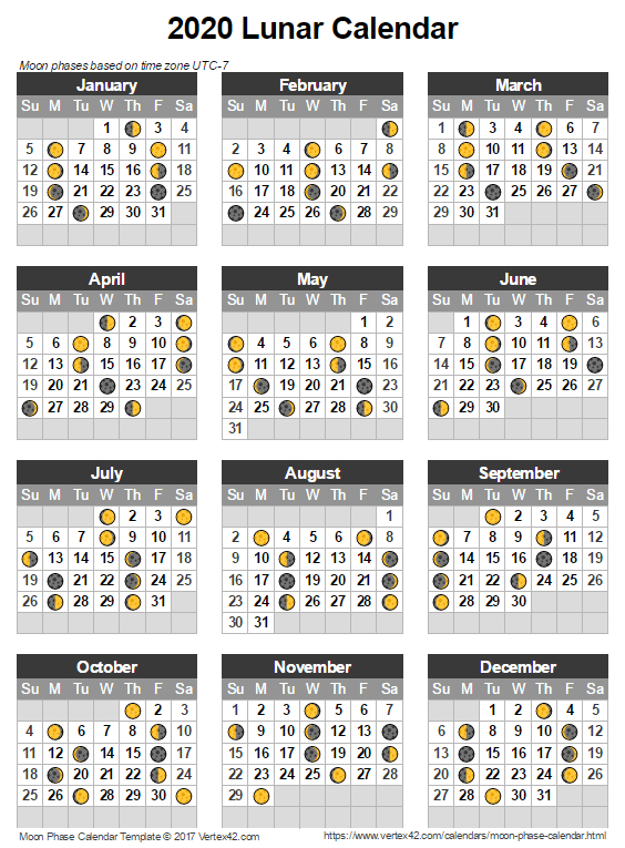 Free Printable Moon Phase Calendar 2021 | Printable March