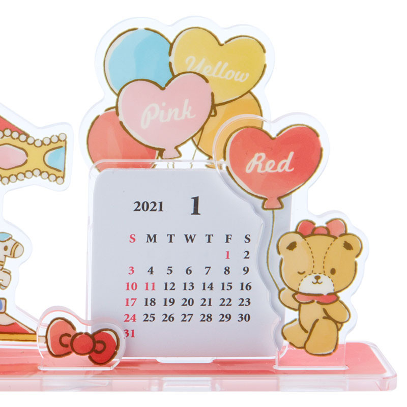 Hello Kitty Acrylic Calendar: 2021 - The Kitty Shop
