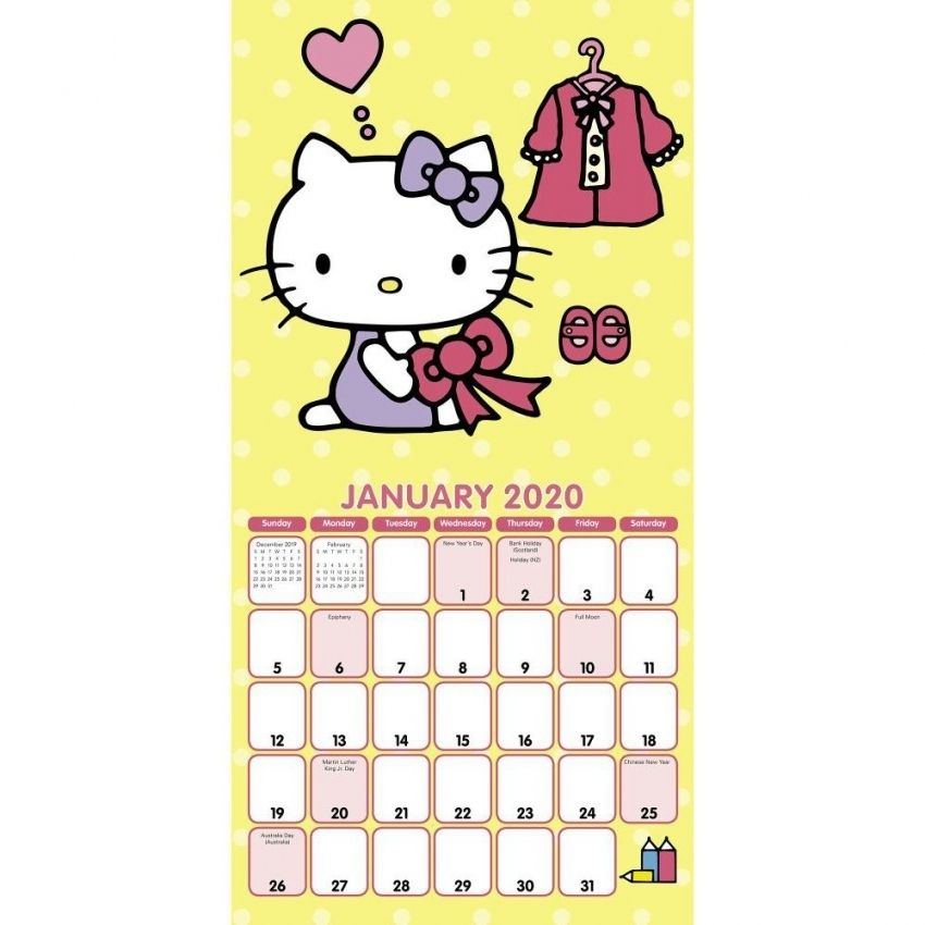 Hello Kitty Calendar | Free Resume Templates In 2021