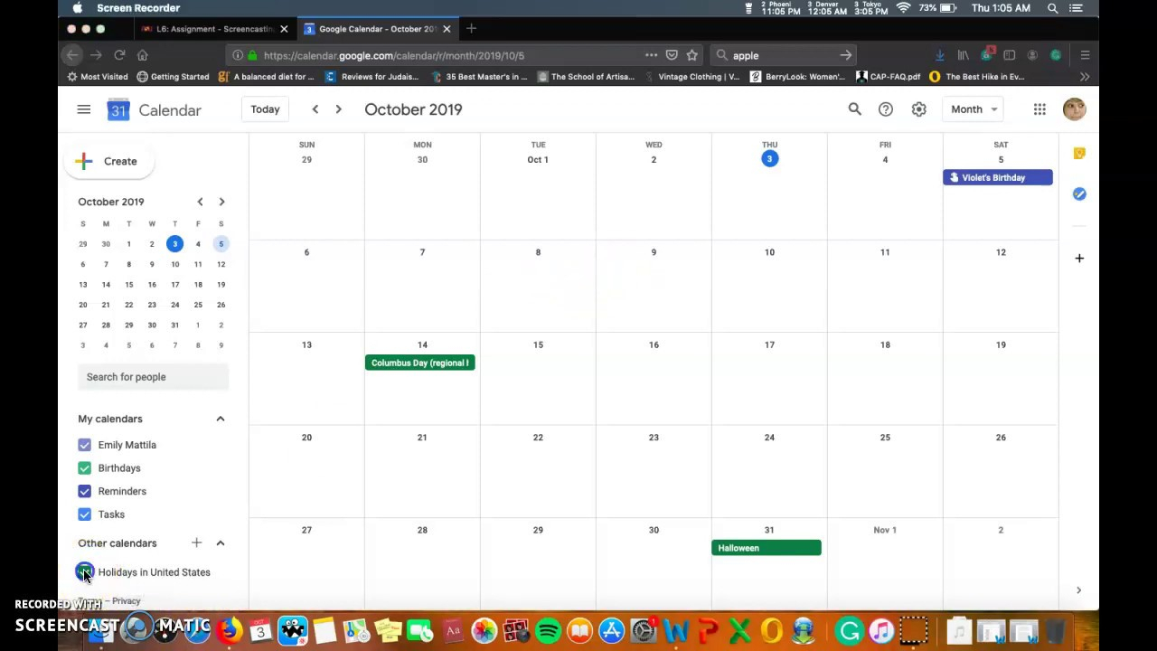 How To: Add An Event To Google Calendar - Youtube