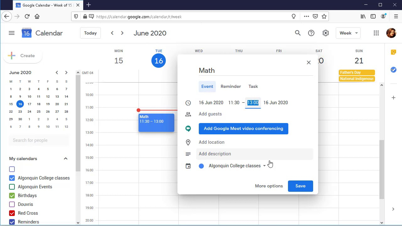 How To Create A Weekly Schedule Using Google Calendar