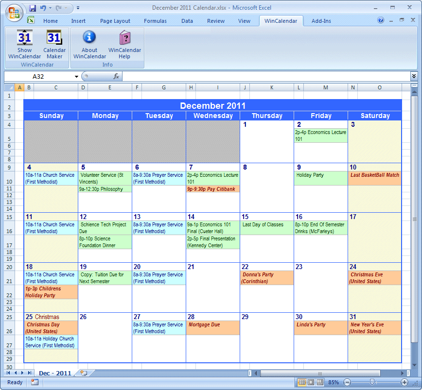 Import Google Calendar Into Excel And Word