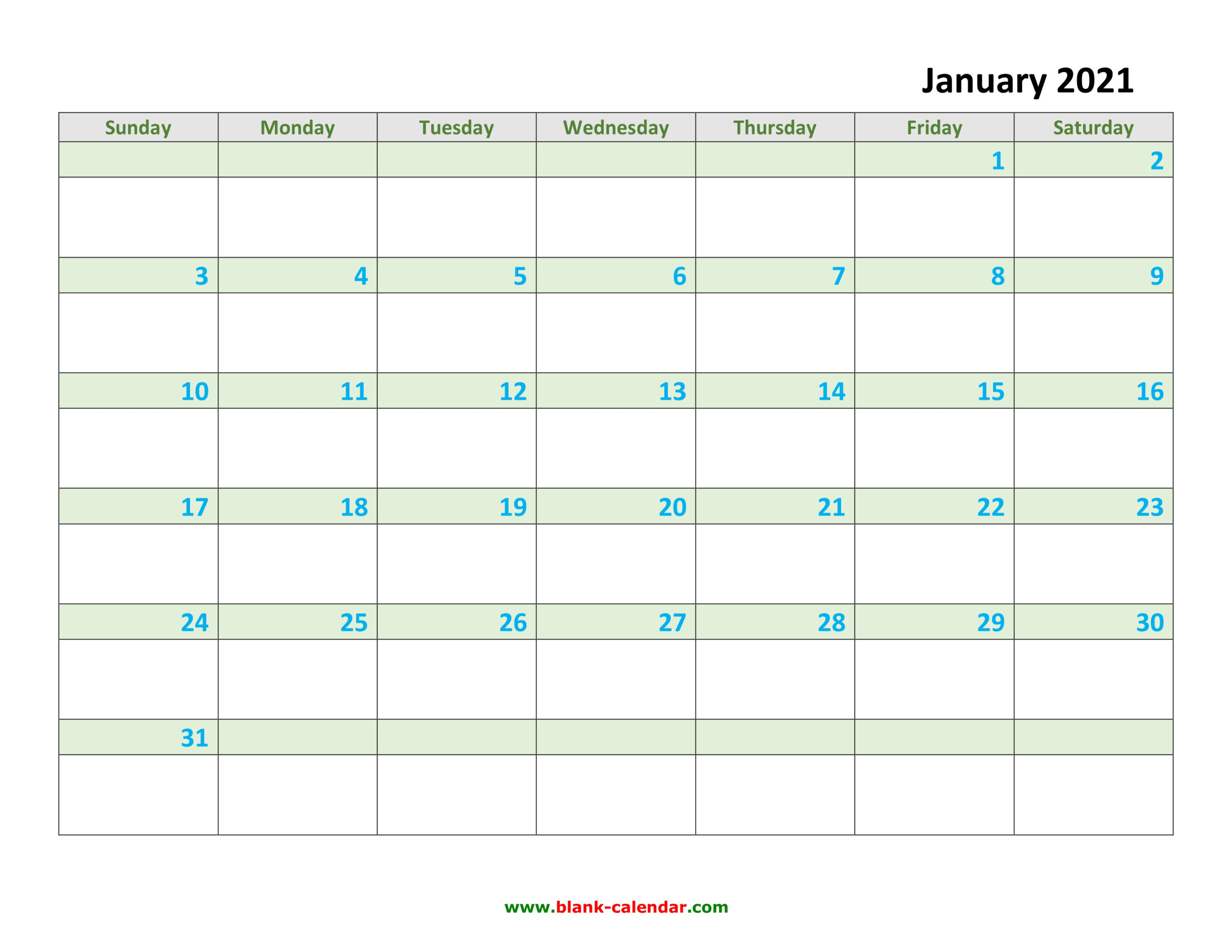 Monthly Calendar 2021 | Free Download Editable And Printable