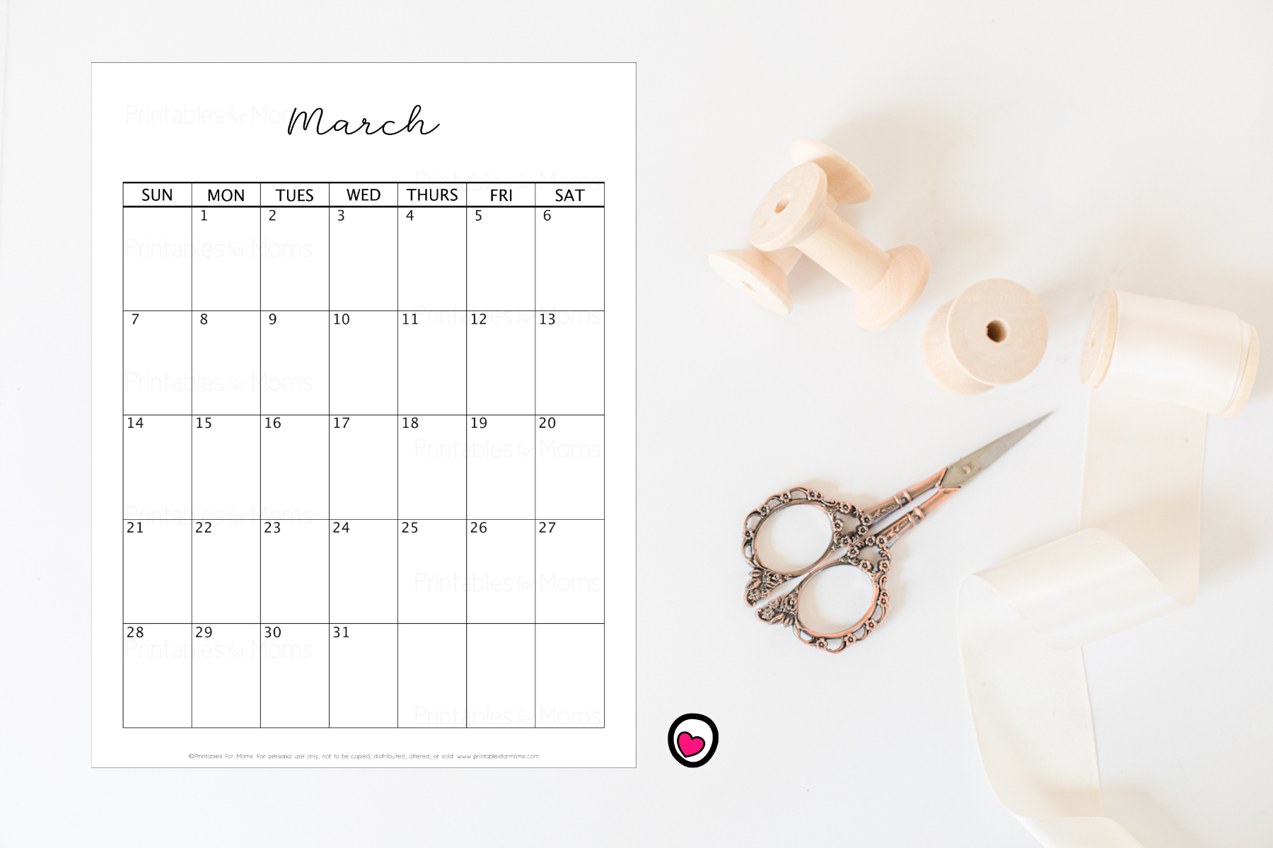 New 2021 Black And White Calendars | Printables For Moms