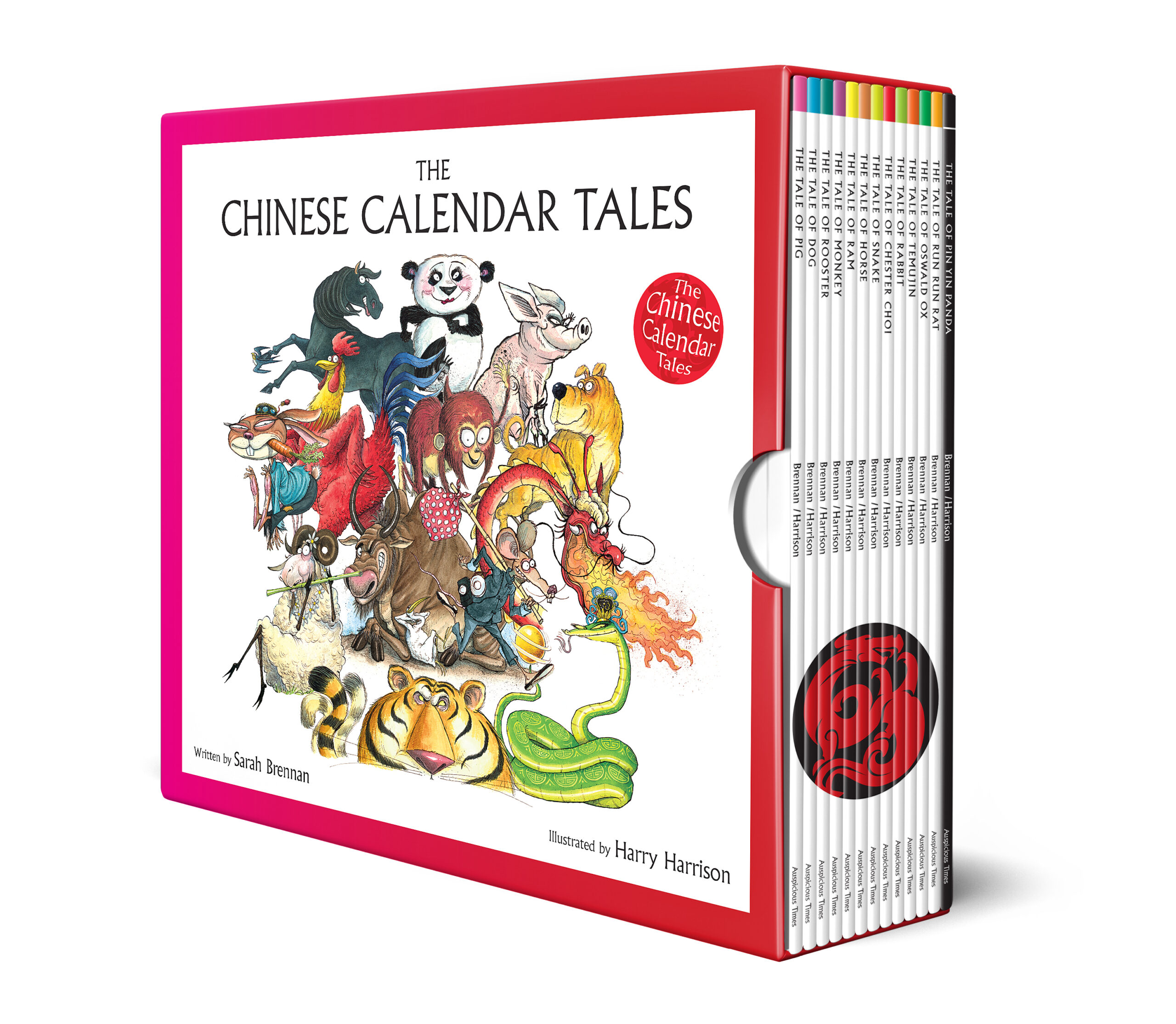 New Title! Boxed Set Of 12 Chinese Calendar Tales Plus The