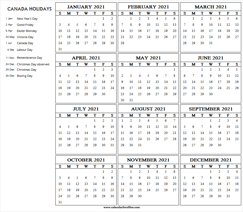 Printable 58 2021 Calendar : 2021 Calendar Free