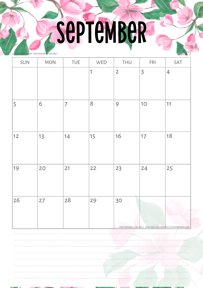 2021 Free Unicorn Calendar To Print