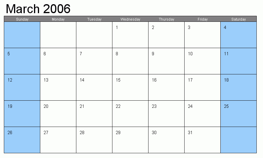 Free Printable Calendar Big Squares | Calendar Printables Free Templates