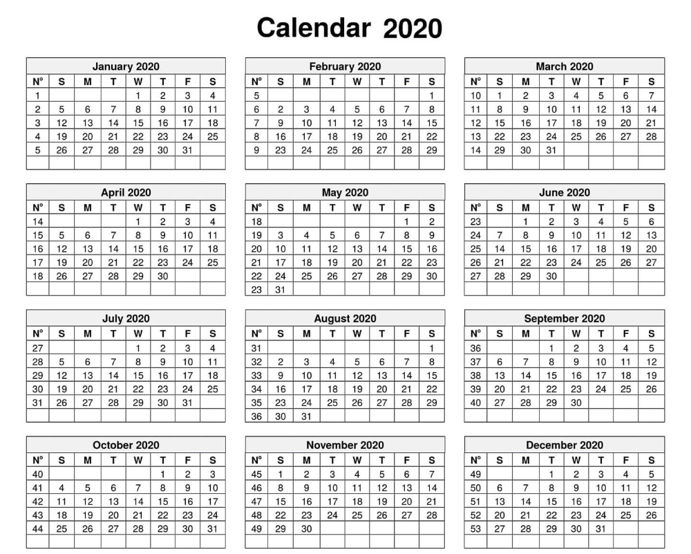 Usa Federal And State 2020 Calendar With Holidays | Free