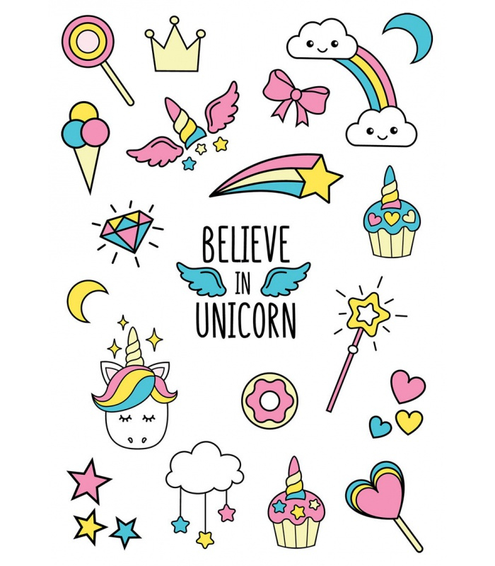 Wall Calendar Happy Unicorns 2021