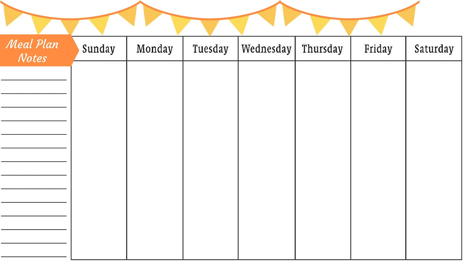 Weekly Calendar Fill In - Printable Week Calendar