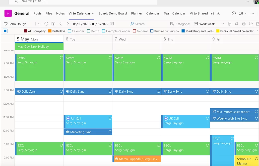 Digital Calendar App with Offline Access and Local Sync