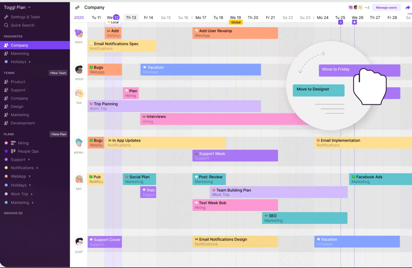 Distraction Free Digital Planning App