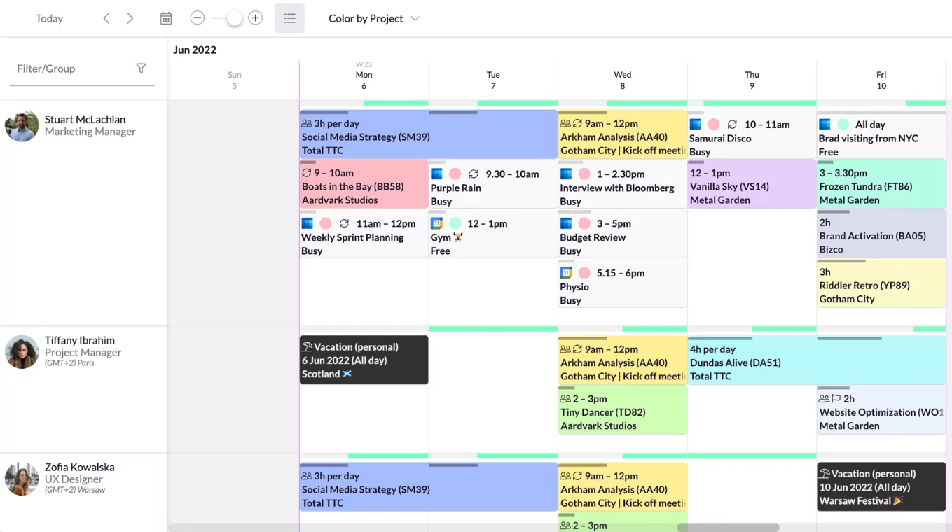 Microsoft Outlook vs Google Calendar features comparison