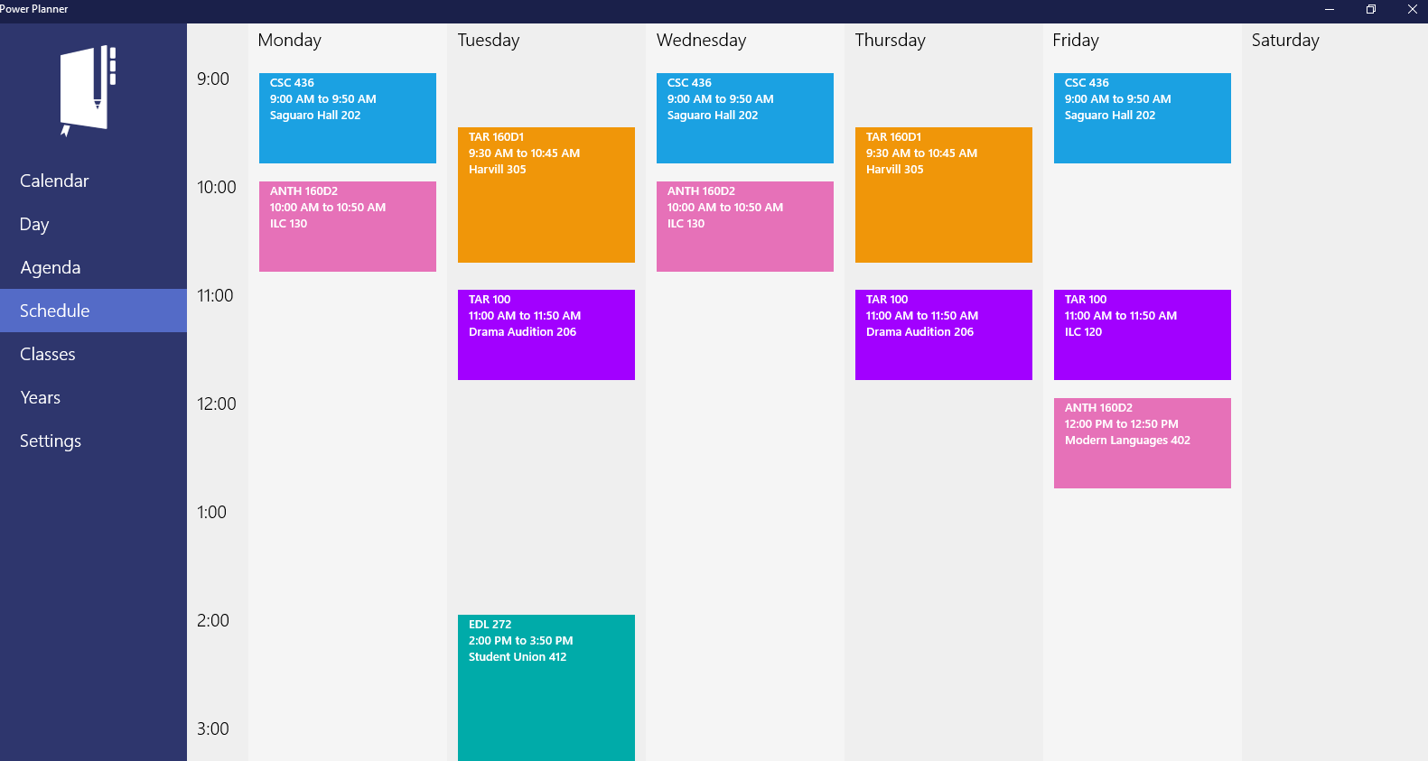 agenda app for windows