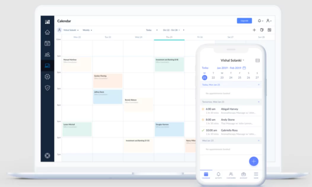 medical professional scheduling calendar app