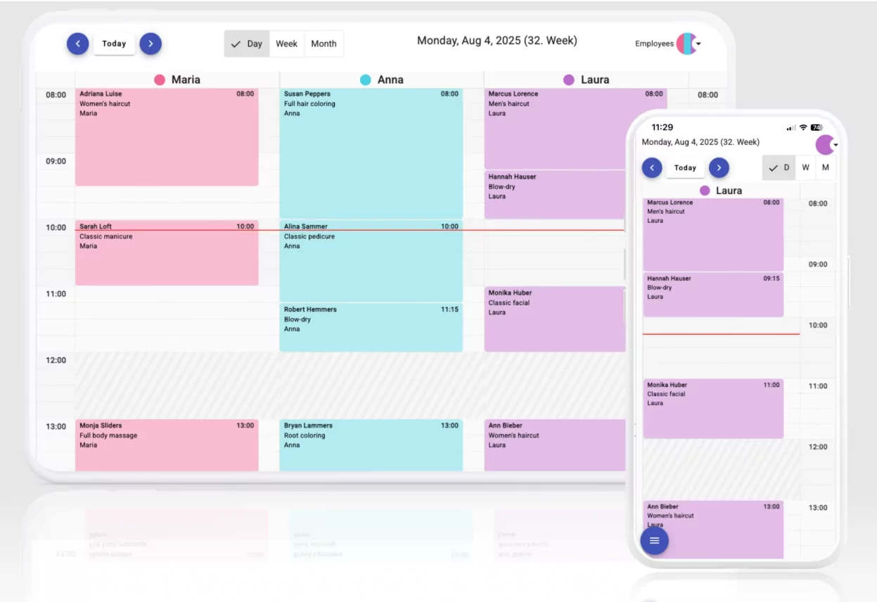secure digital appointment calendar
