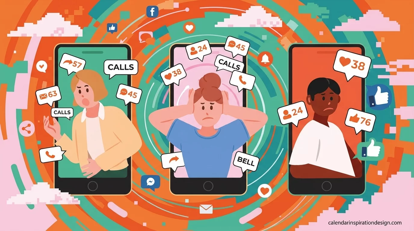 mental fatigue Calendar Notification Overload and Fatigue